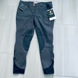 NWT Tredstep Riding Pants Symphony Rosa Knee Patch Breech size 30R equestrian